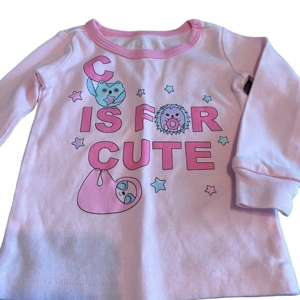 TCP baby girls pajamas set 3-6 months sloth
